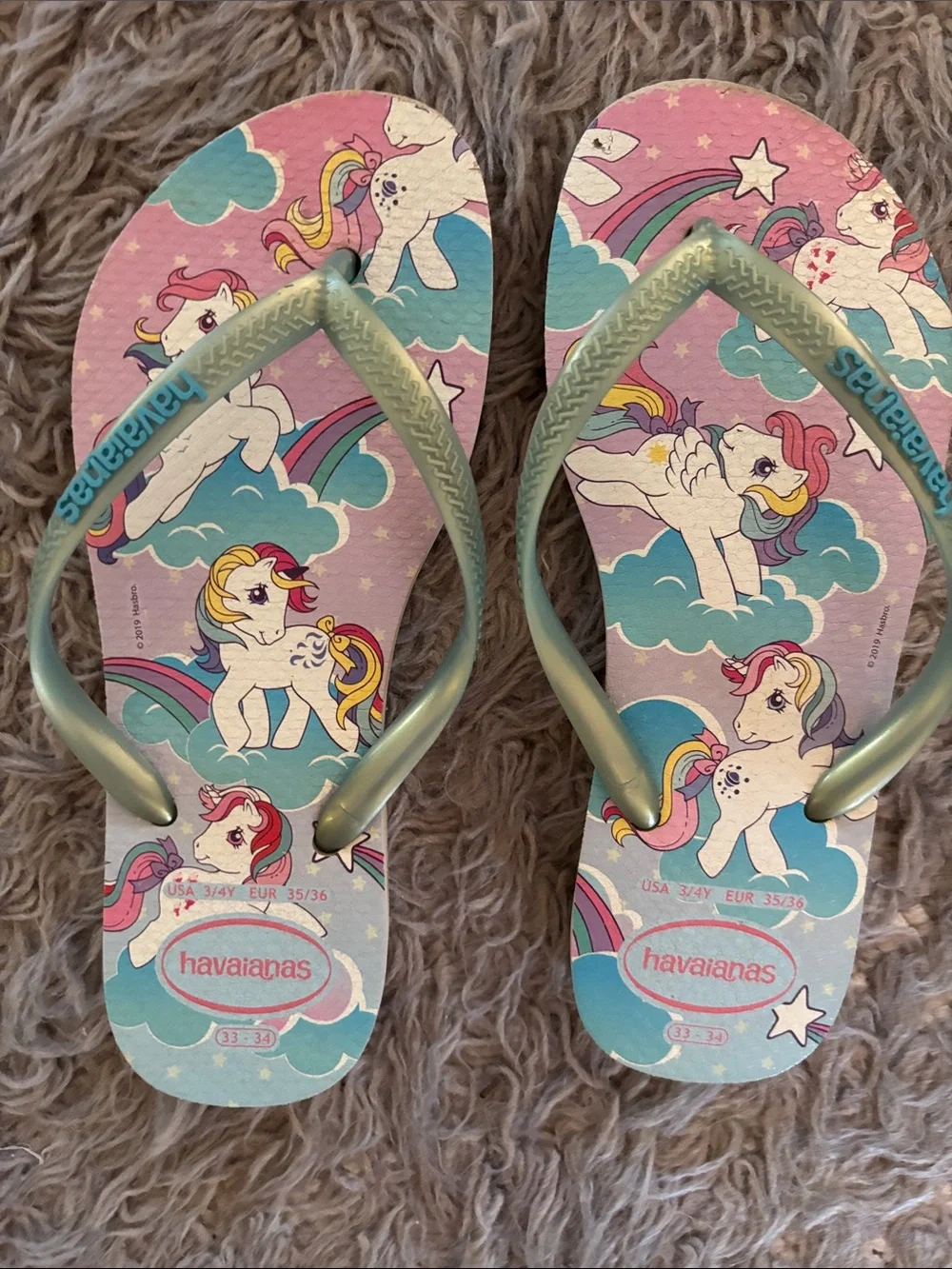 Kids Havianas flip flops